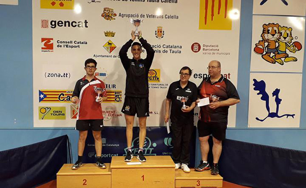 ESPORTS (TENNIS TAULA): Èdgar Mataró, campió de Catalunya adaptat