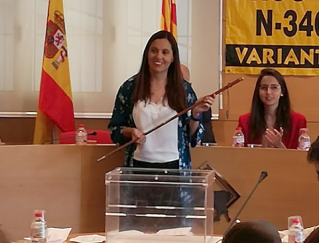 Eva Martínez és l'actual alcaldessa de Vallirana
