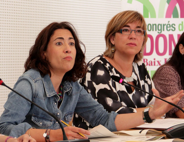 Raquel Sánchez i Mercè Esteve, alcaldesses de Gavà i Begues