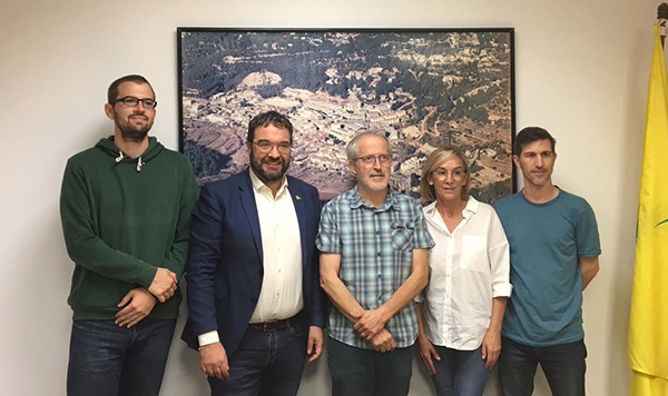 POLÍTICA: El Delegat del Govern a Barcelona visita La Palma de Cervelló i Sant Climent de Llobregat