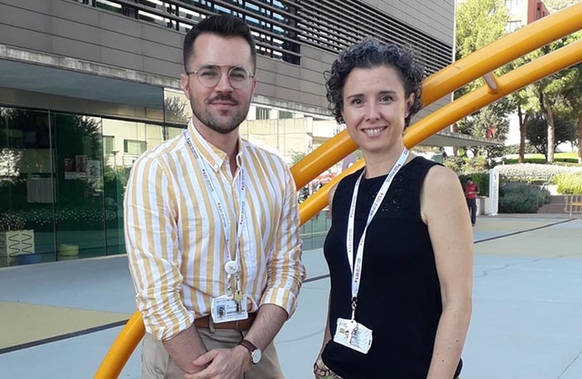 Els investigadors de l'Hospital Sant Joan de Déu Barcelona, Mercedes Serrano i Antonio Martínez-Monseny