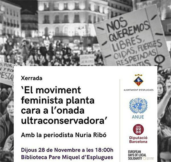 SOCIETAT: Esplugues comença la 23 Setmana de la Qualitat que inclou actes oberts sobre l’Agenda 2030 i feminisme 