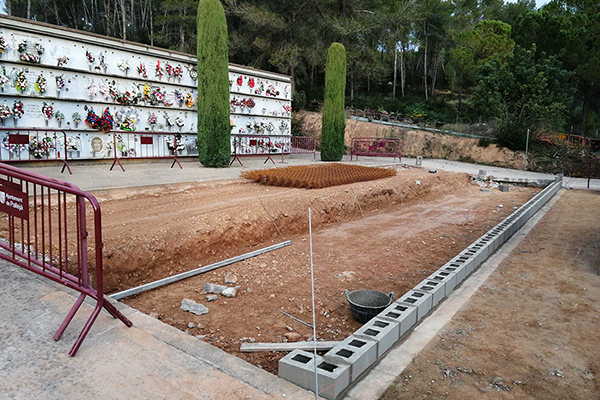 SOCIETAT: S’amplia el cementiri municipal de Pallejà amb nous nínxols 
