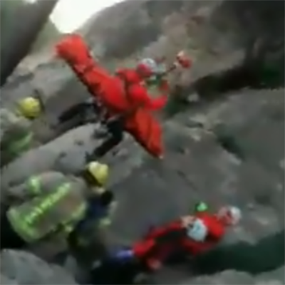 SUCCESSOS: Rescaten una escaladora al Turó de Cal Beco de Vallirana