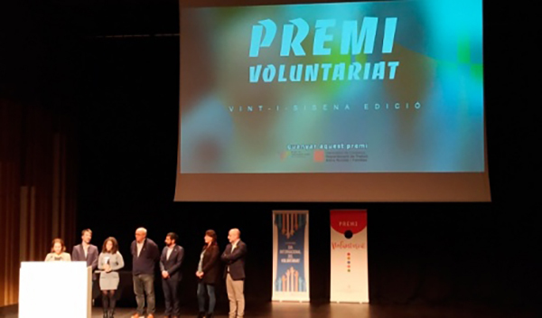 SOCIETAT: La Fundació Espigoladors rep el Premi Voluntariat 2019 de la Generalitat 