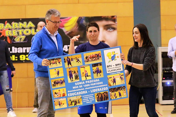  ESPORTS (BÀSQUET): Homenatge a Sonia Pascual pels 1.000 partits amb l’Unilever Viladecans BF