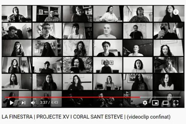 CULTURA: Nova cançó de la Coral Sant Esteve i Projecte XV en confinament