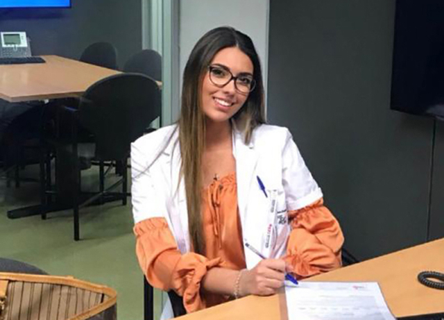 Nadia Pérez Bernat, de 21 anys i estudiant de Medicina a la Universitat Pompeu Fabra de Barcelona