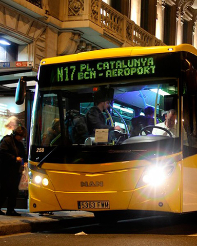 CRISI COVID-19: L’AMB redueix al 50% de mitjana el servei de Nitbus a partir d’avui dilluns