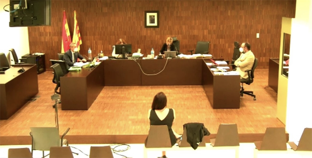 Carrasco declarant en el jutjat 25 de Barcelona