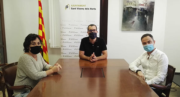 ECONOMIA: Acord entre l’Ajuntament de Sant Vicenç i la Unió de Botiguers per dinamitzar el comerç local i protegir-lo de la COVID-19