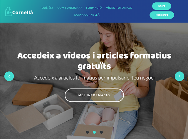 TECNOLOGIA: L’Ajuntament de Cornellà posa en marxa una plataforma de formació online per al comerç local