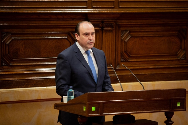Dani Serrano, al Parlament de Catalunya