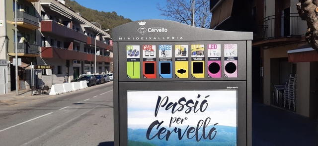 S’instal·len tres minideixalleries per reciclar miniresidus a Cervelló