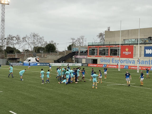  ESPORTS (RUGBI, DIVISIÓ D’HONOR); El Baldiri Aleu continua inexpugnable i la Santboiana guanya el derbi