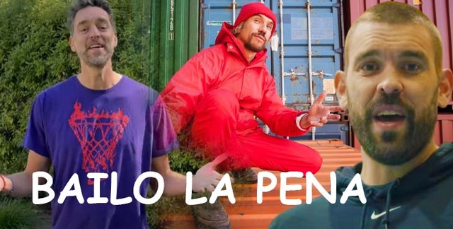 Els santboians Pau i Marc Gasol ballen a ritme de Macaco 