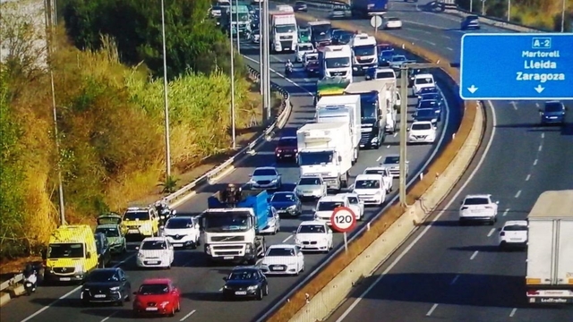 Uns 484.000 vehicles han tornat ja a l’Àrea Metropolitana de Barcelona