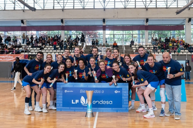 ESPORTS (BÀSQUET, LF CHALLENGE): El Barça CBS s’acomiada de la categoria amb una contundent victòria