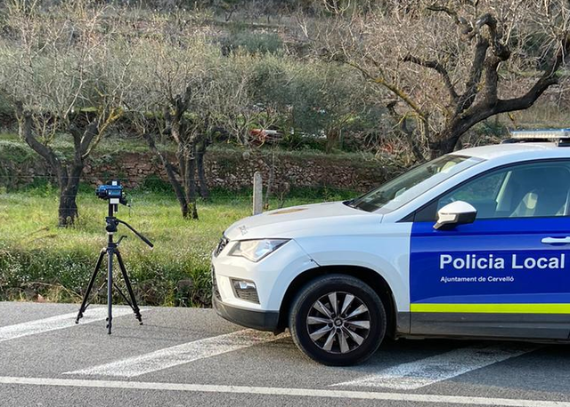 SOCIETAT: Nova campanya de control de velocitat per radar a Cervelló