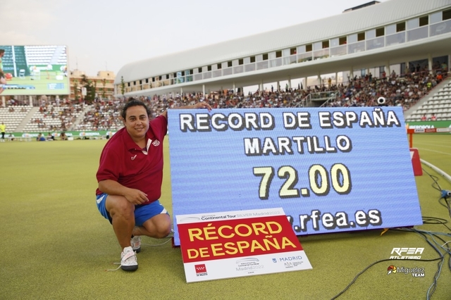Laura Redondo assoleix un nou rècord d’Espanya en martell