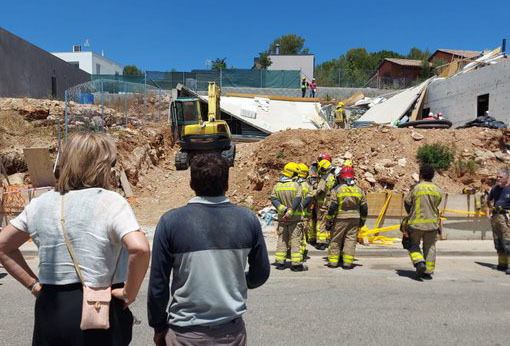 Mor un home mentre treballava en una casa en obres a Begues