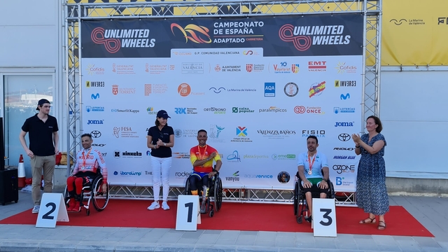 Sergi Garrote, campió d’Espanya de ciclisme adaptat