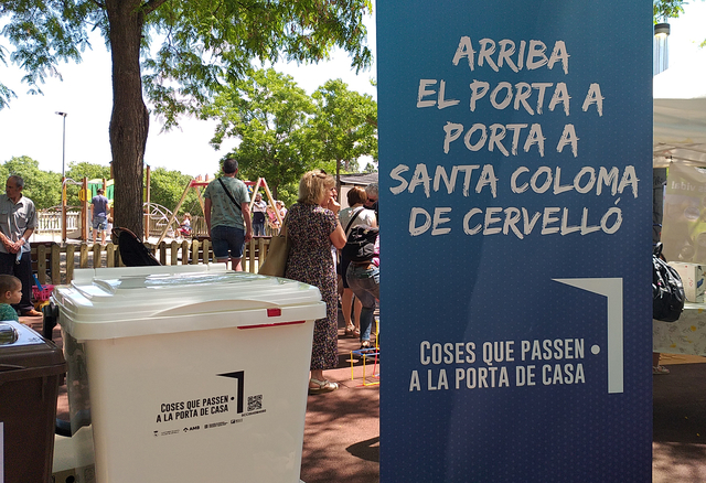 SOCIETAT: Comença el procés informatiu per a la implantació del ‘Porta a Porta’ a Santa Coloma de Cervelló