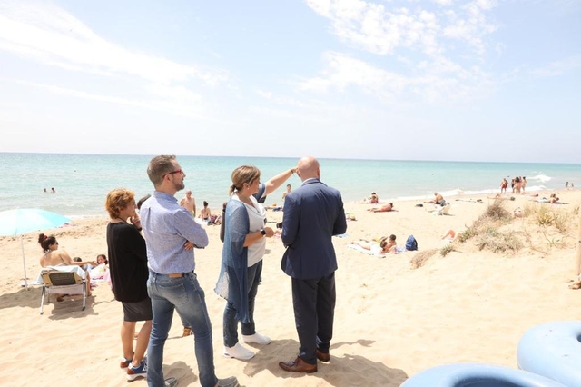 SOCIETAT: Gemma Badia reitera la necessitat d’una aportació de sorra urgent a la platja de Gavà 