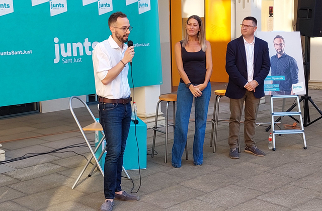 POLÍTICA: Presentació de Ramon Figuerola, candidat de Junts, a les eleccions municipals de Sant Just Desvern