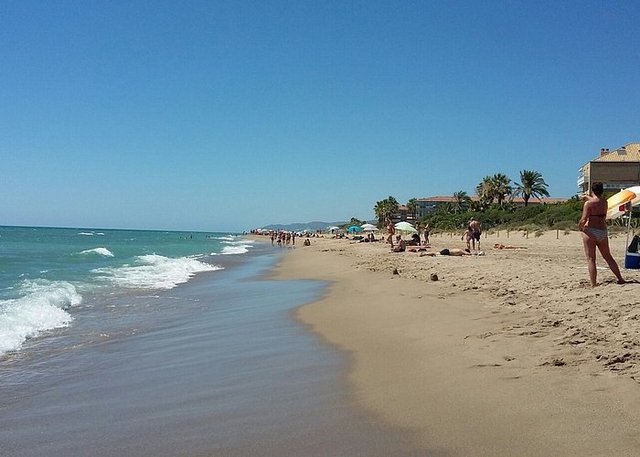 Platja de Gavà, lloc on ha mort la dona ofegada