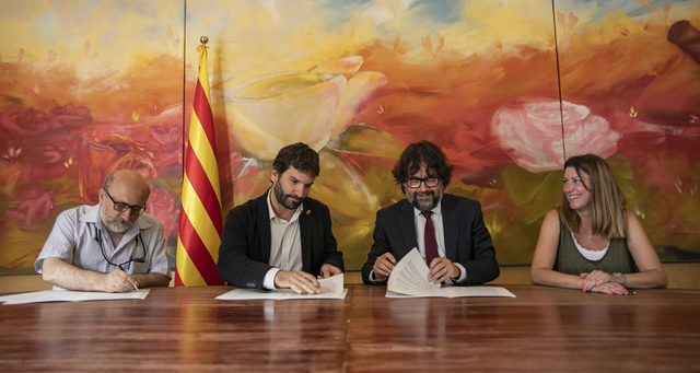 Signat el protocol per perllongar el Trambaix a Sant Feliu de Llobregat