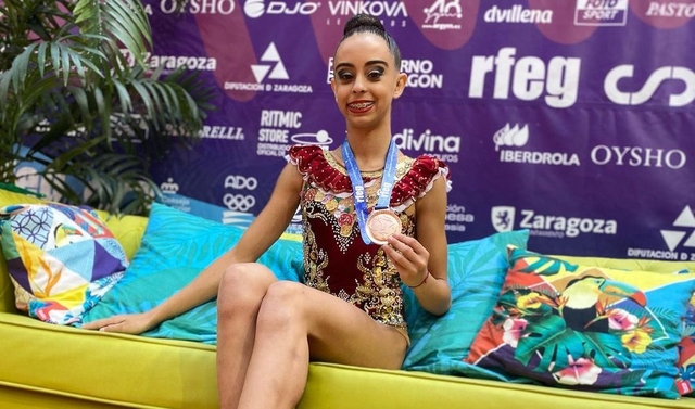 ESPORTS (GIMNÀSTICA RÍTMICA): La pratenca Gisela Berzosa, bronze en el Nacional per equips