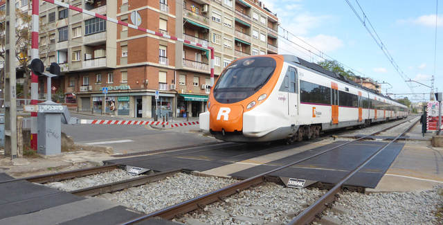 Atropellament mortal d’una persona per un tren a Sant Feliu de Llobregat