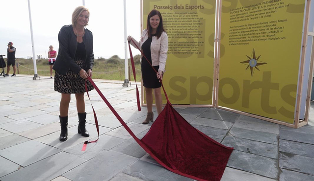 Castelldefels inaugura un Passeig de l’Esport