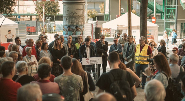 Sant Feliu va acomiadar el pas a nivell de les vies del tren