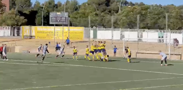 ESPORTS (FUTBOL, TERCERA RFEF): El Castelldefels punxa a Els Canyars
