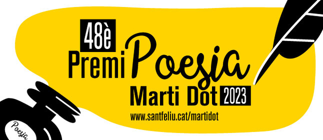 CULTURA: Convocat el 48è Premi de Poesia Martí Dot de Sant Feliu de Llobregat