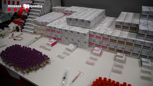 Cornellà, centre de distribució de medicaments falsos i substàncies dopants
