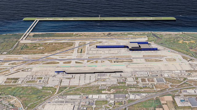 S’estudiarà ampliar l’aeroport del Prat amb una pista sobre el mar