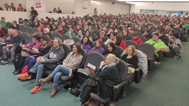 Uns 300 monitors de 129 esplais de la Federació Catalana de l'Esplai-Fundesplai van participar ahir dissabte 4 de març a l'Agofedesplai 2023