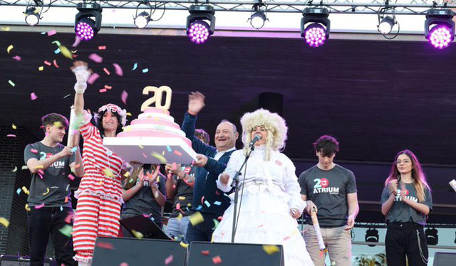 Viladecans va celebrar els vint anys de l’Atrium
