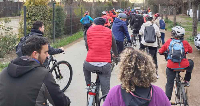 Prop d’un centenar de participants en la bicicletada de l’UME
