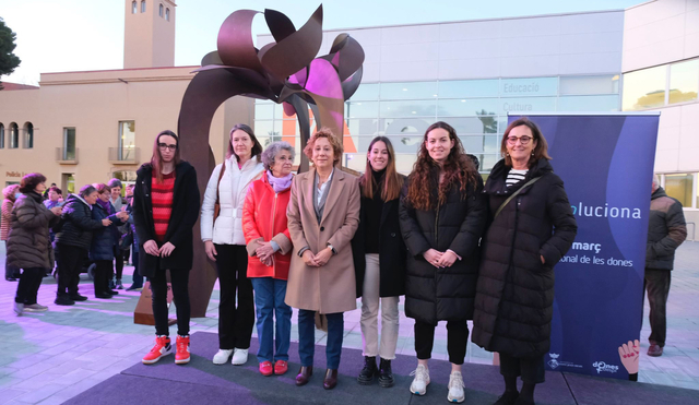 Escultura per visibilitzar les dones i els seus drets a Sant Joan