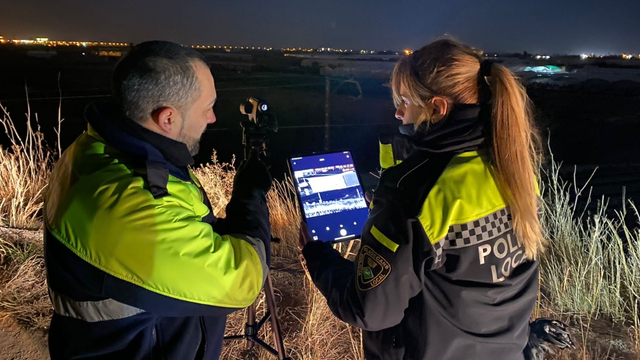 La Policia Local de Viladecans estrena un equip de visió nocturna