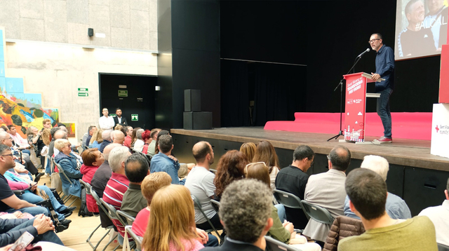 Miguel Comino presenta la seva candidatura a la societat vicentina