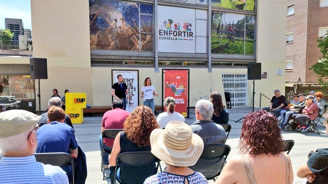 Acte de la CUP a Cornellà de Llobregat