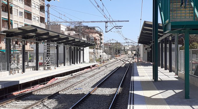 SOCIETAT: Demà s’estrena l’estació provisional de tren de Sant Feliu de Llobregat