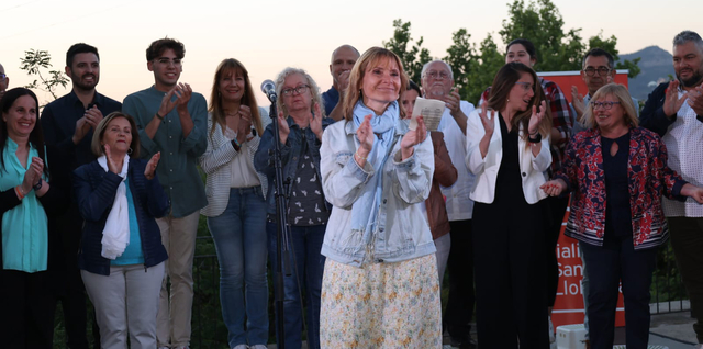 Imatge de l'acte polític celebrat a Sant Boi de Llobregat