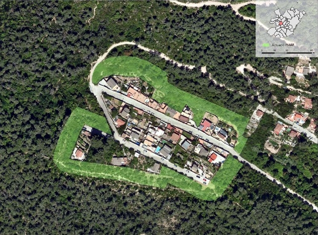 MEDI AMBIENT: S’obrirà una franja de protecció contra els incendis forestals al voltant de la urbanització de la Contraselva a Sant Vicenç