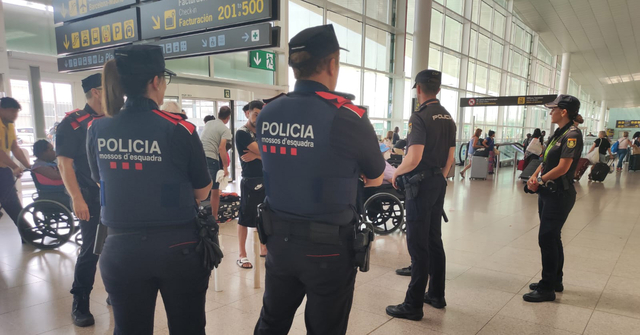 L'Aeropor Barcelona-El Prat, un dels punts d'activitat policial